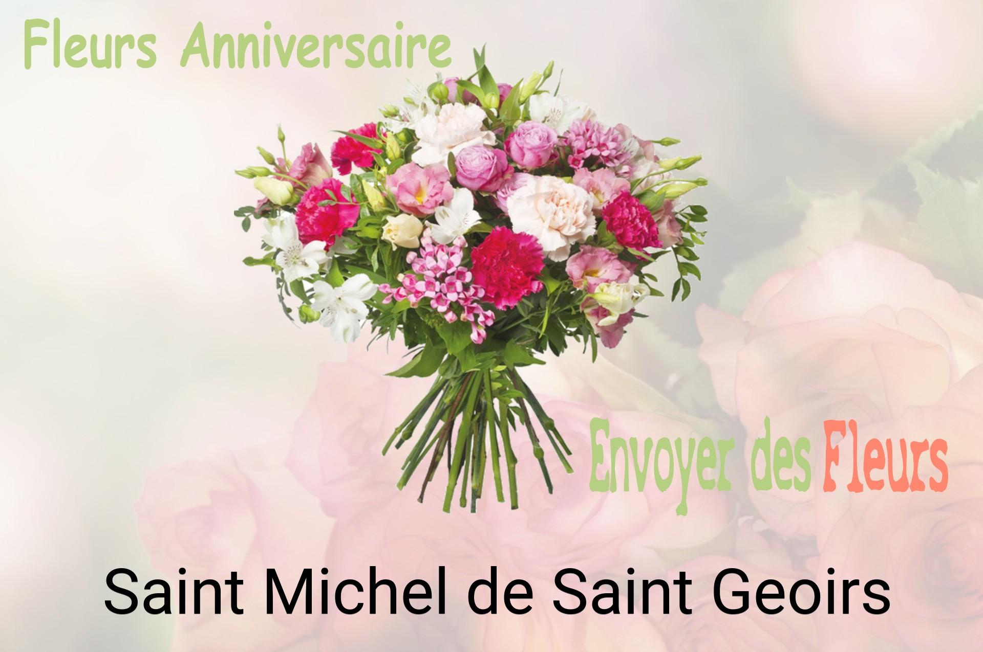 Bouquet de fleurs d’anniversaire livré à Saint-Michel-de-Saint-Geoirs