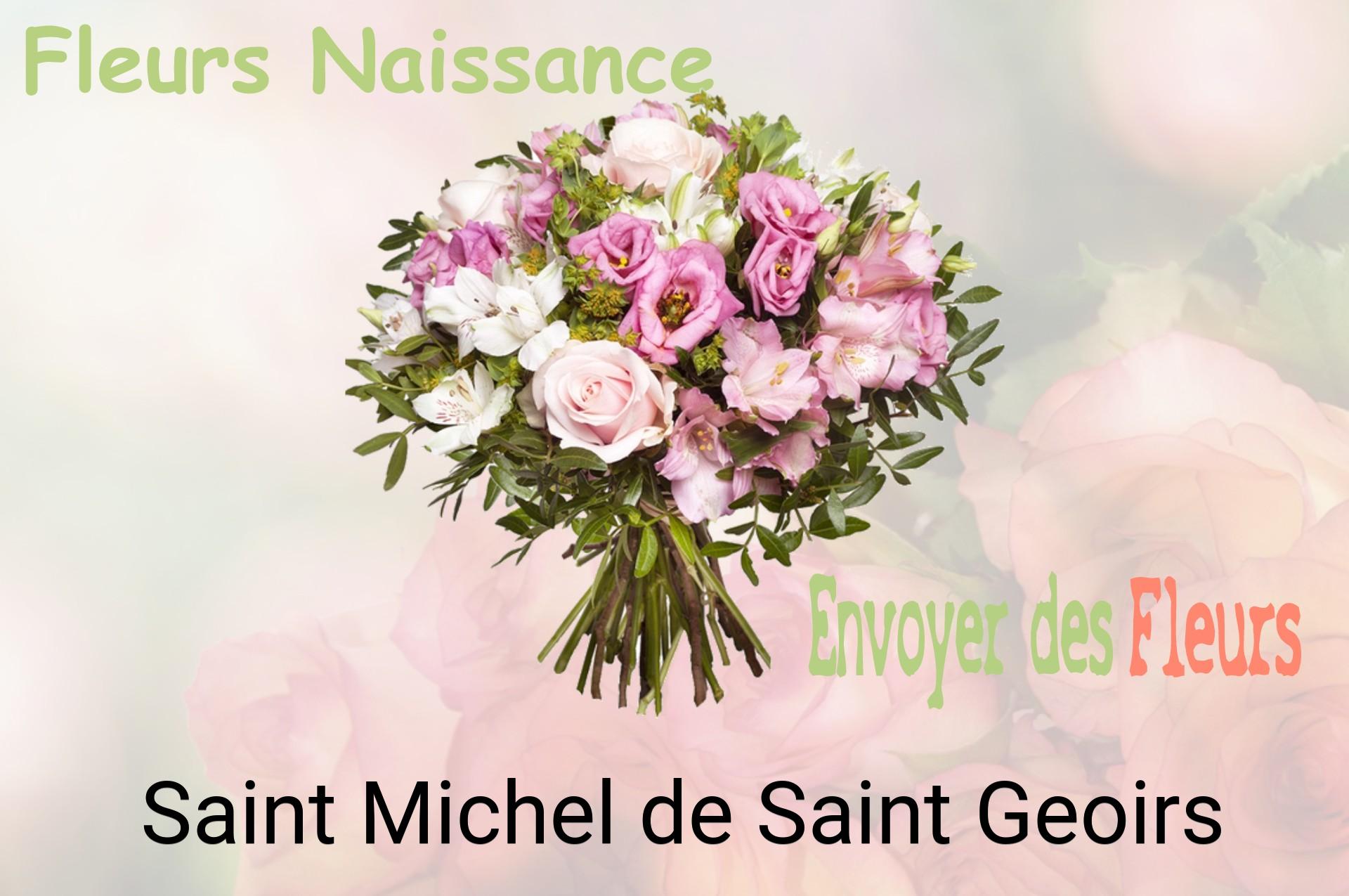 Bouquet de fleurs de naissance livré à Saint-Michel-de-Saint-Geoirs
